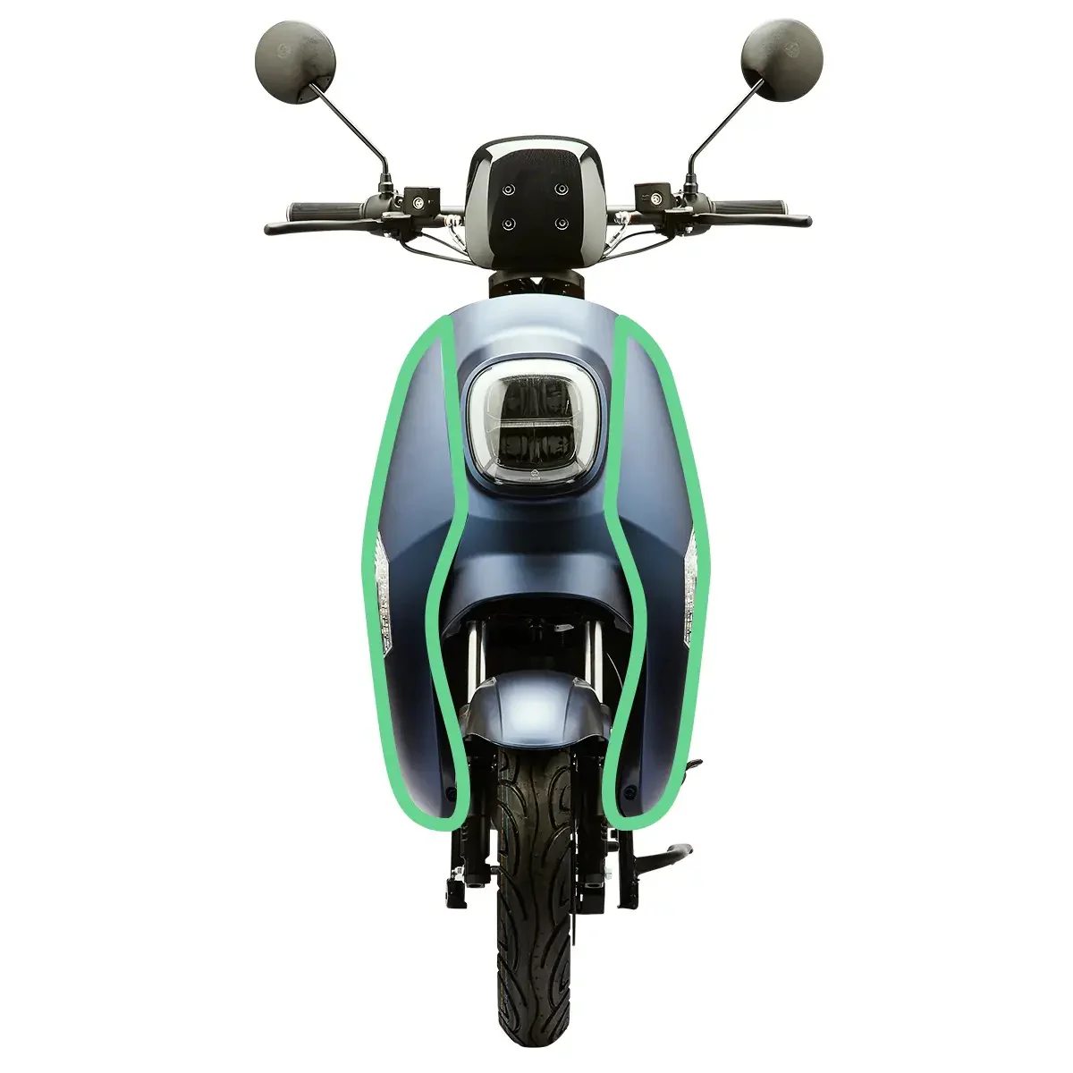 Kåpa framsida stor | Vässla Scooter - Image 3